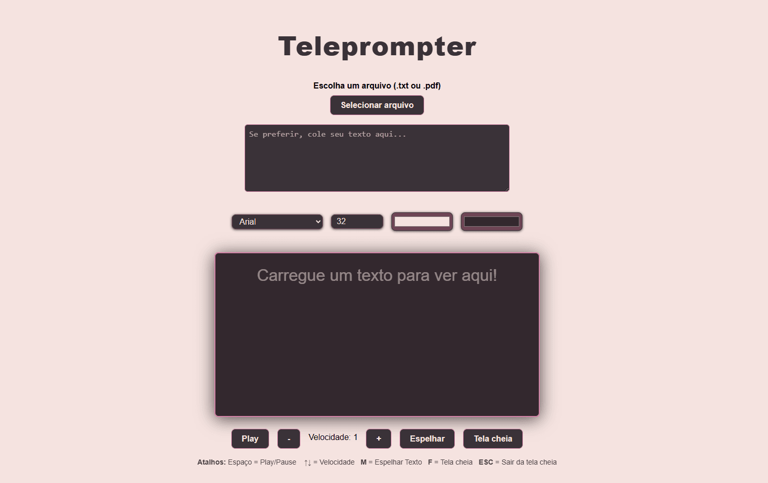 Teleprompter Web App — Micro-SaaS